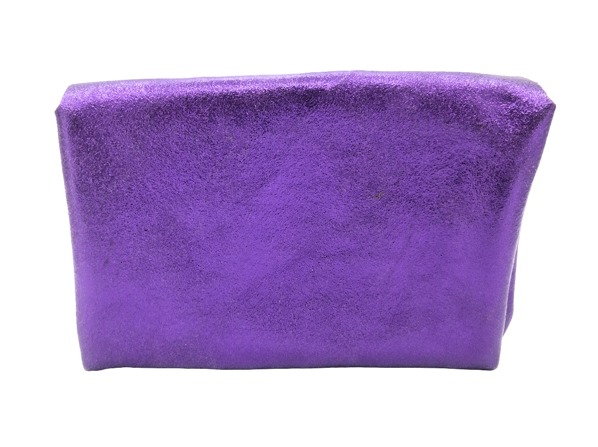 Porte-monnaie Aquene en cuir irisé ~ Violet