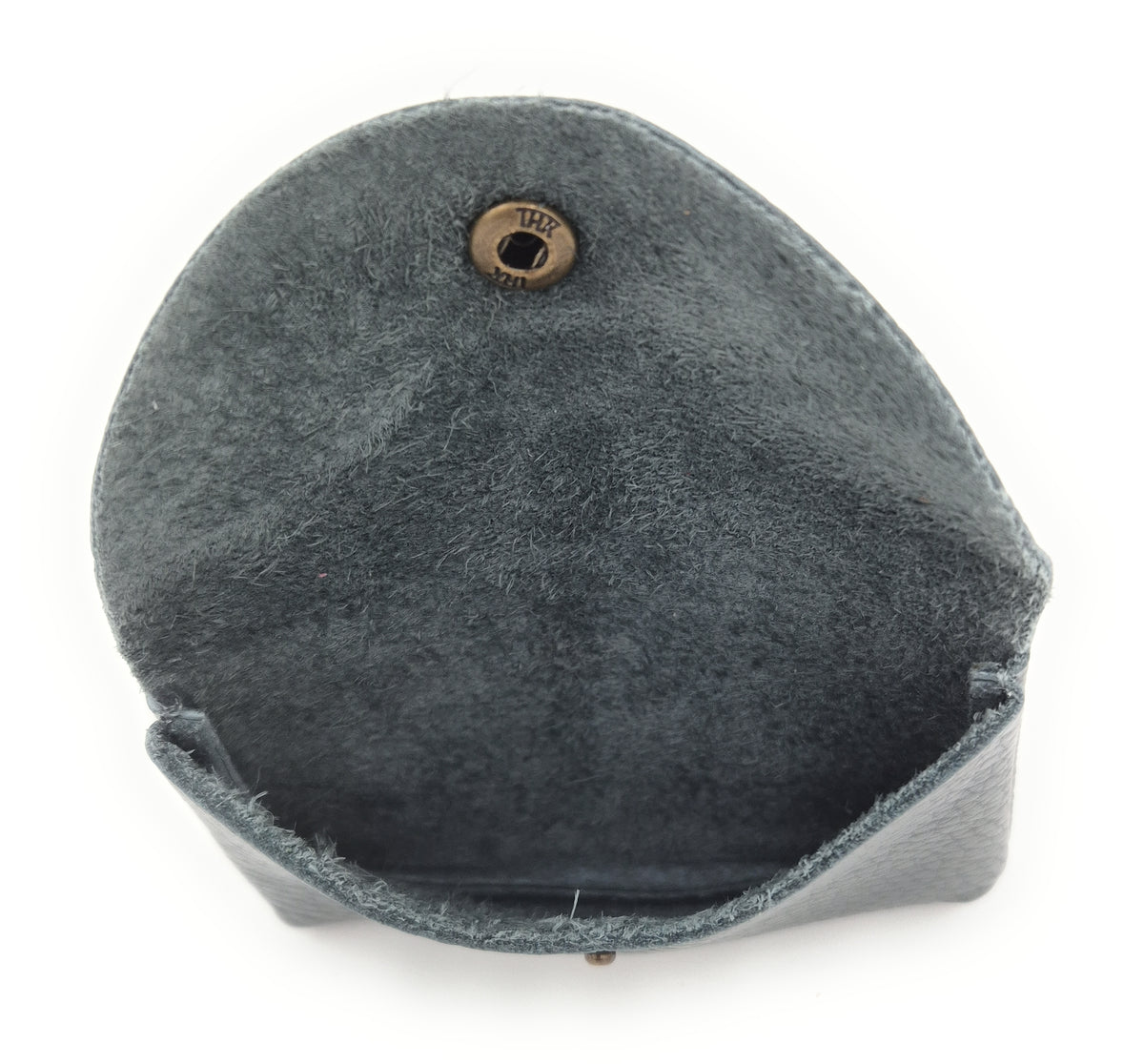 Nita Leather Purse ~ Dark Grey