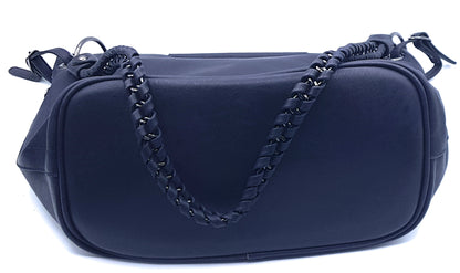 Sac seau Oneida en similicuir 2 en 1 ~ Bleu marine