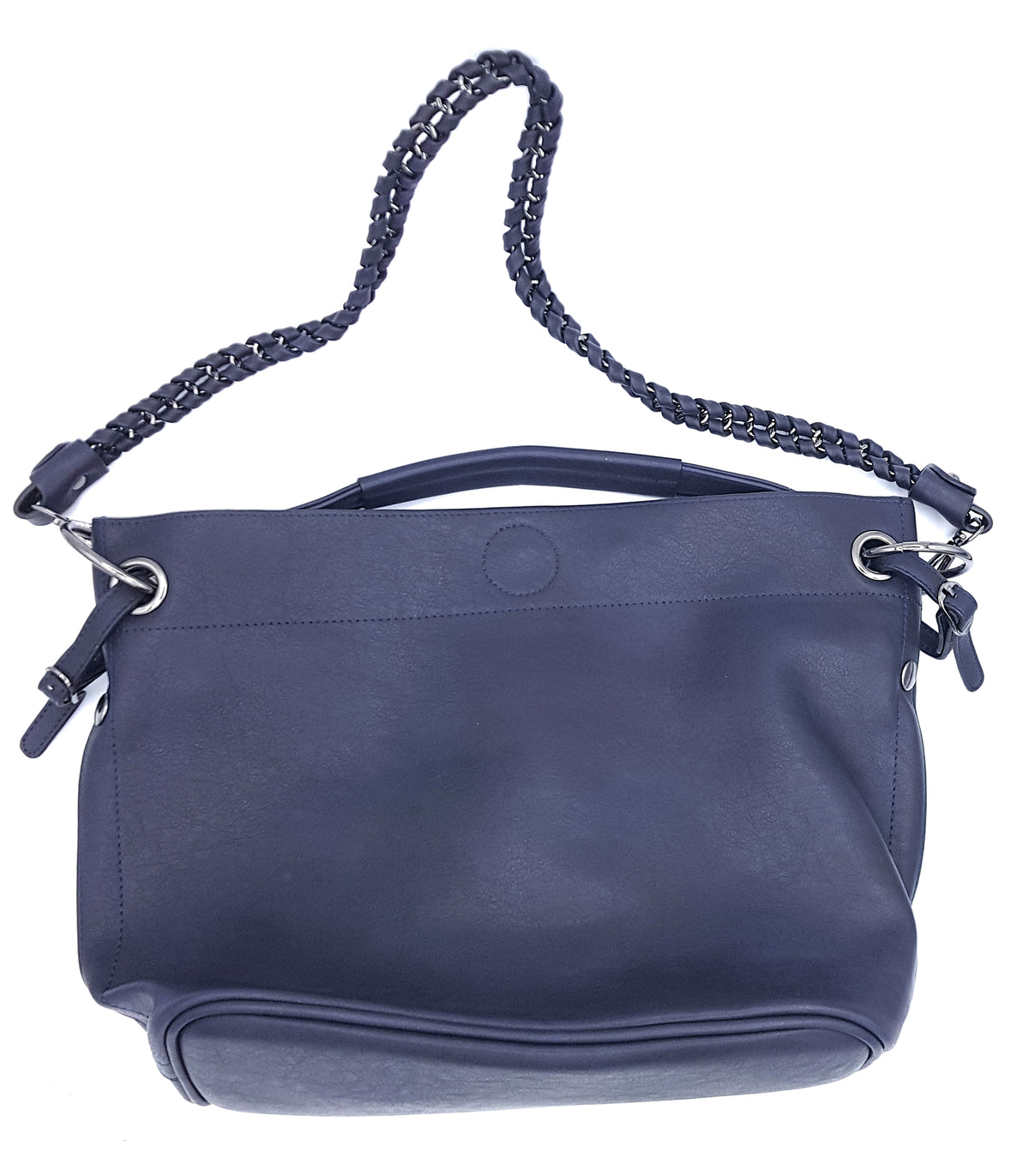 Sac seau Oneida en similicuir 2 en 1 ~ Bleu marine