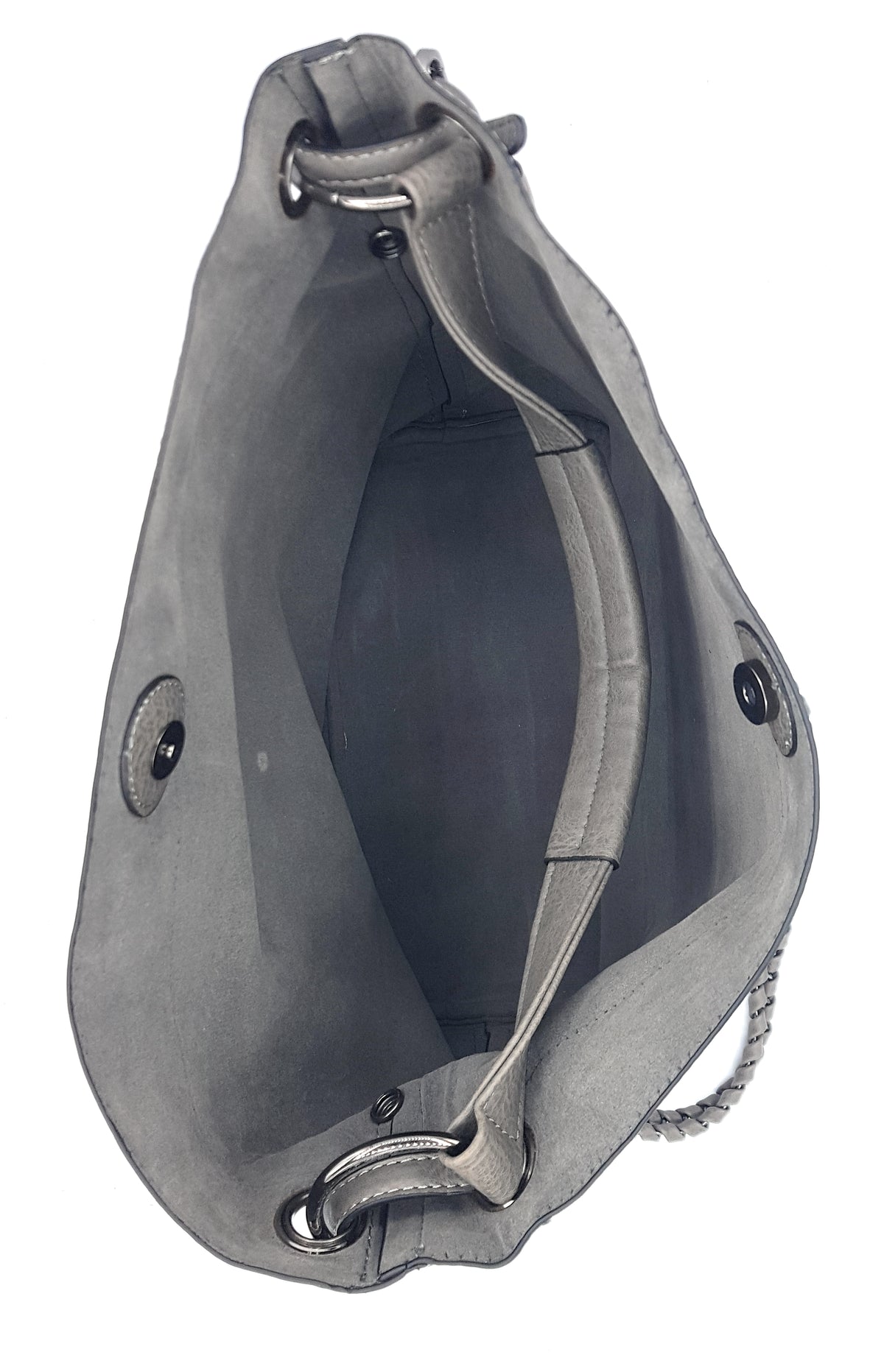 Sac seau Oneida en similicuir 2 en 1 ~ Gris