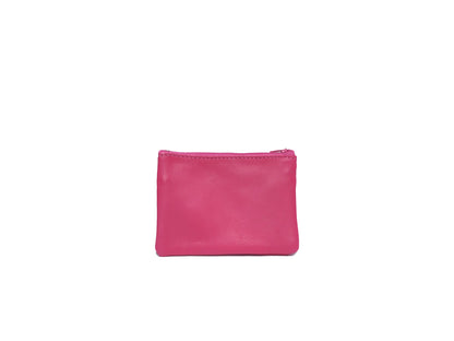 Porte-monnaie Isi en cuir revalorisé ~ Rose
