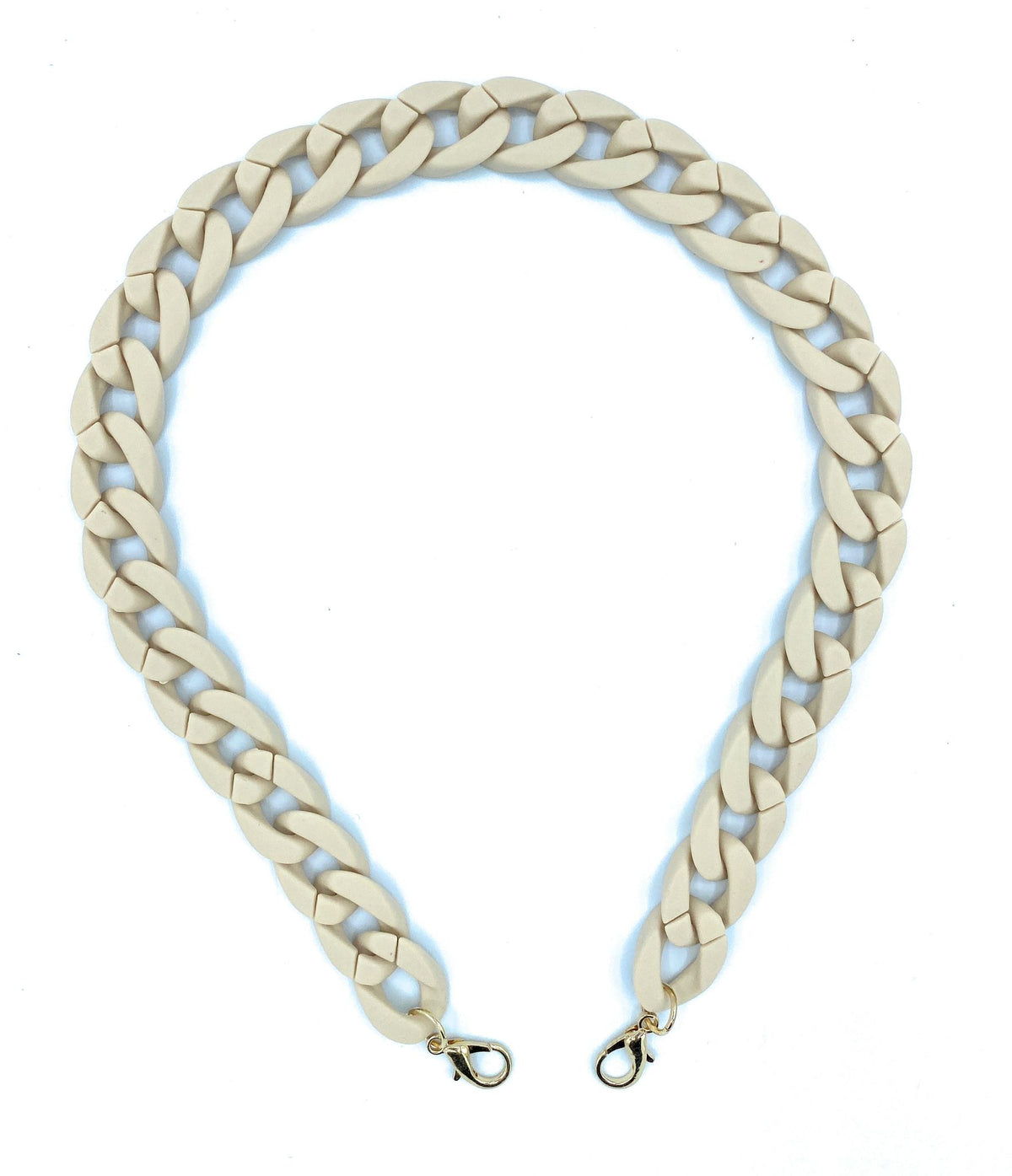 Bandoulière amovible en acrylique pour sac ~ Beige