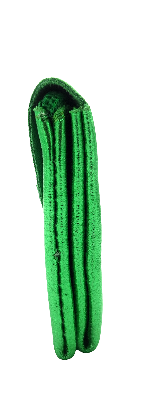 Porte-monnaie Aquene en cuir irisé ~ Vert émeraude