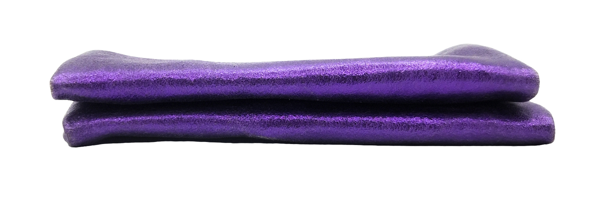 Porte-monnaie Aquene en cuir irisé ~ Violet