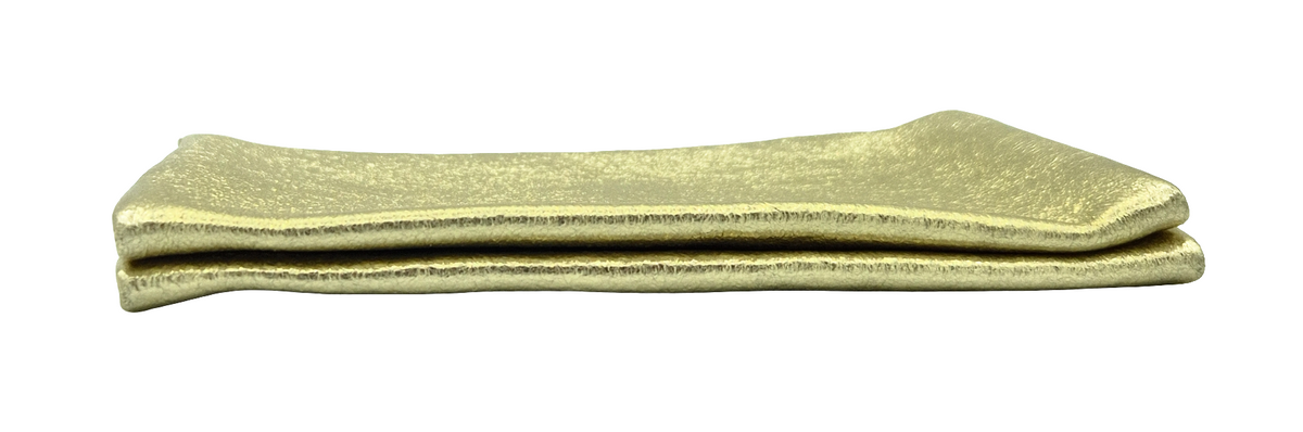 Porte-monnaie Aquene en cuir irisé ~ Doré