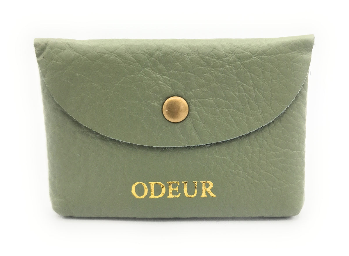 Nita Leather Purse ~ Olive Green