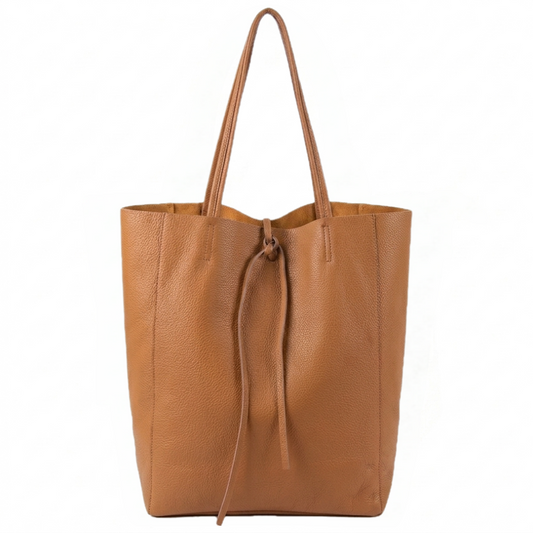 Taima sac shopper en cuir ~ Camel