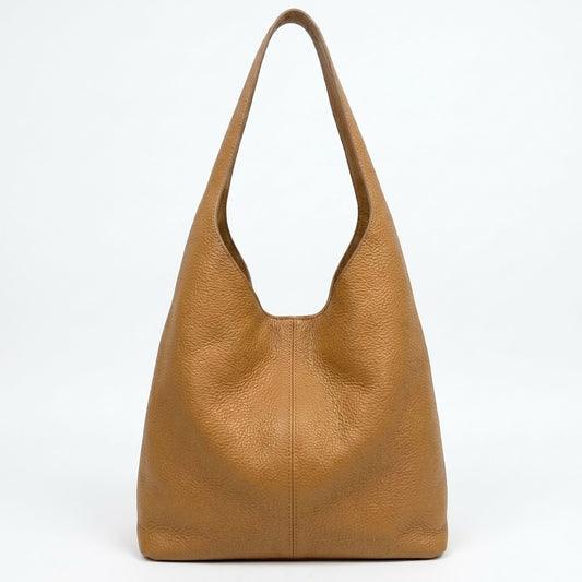 Sac cabas hobo cuir Lulu ~ Camel