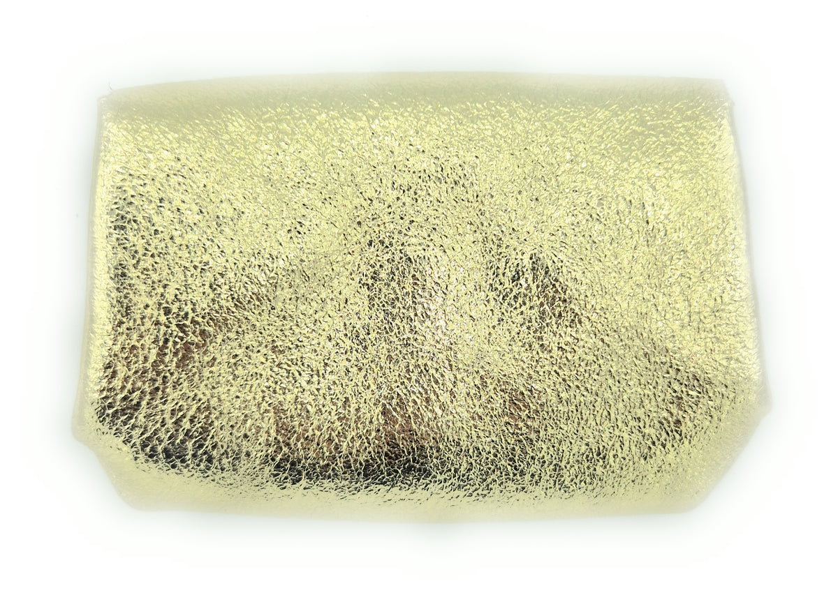 Porte-monnaie Etania en cuir irisé ~ Doré