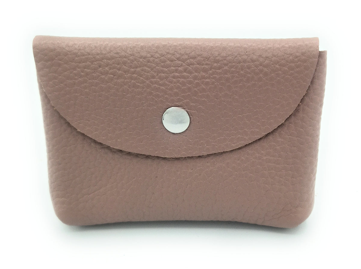 Porte-cartes Kanda en cuir ~  Taupe