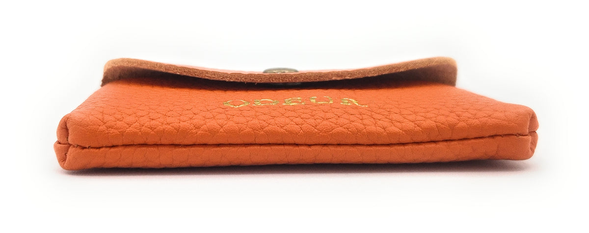 Nita Leather Purse ~ Orange