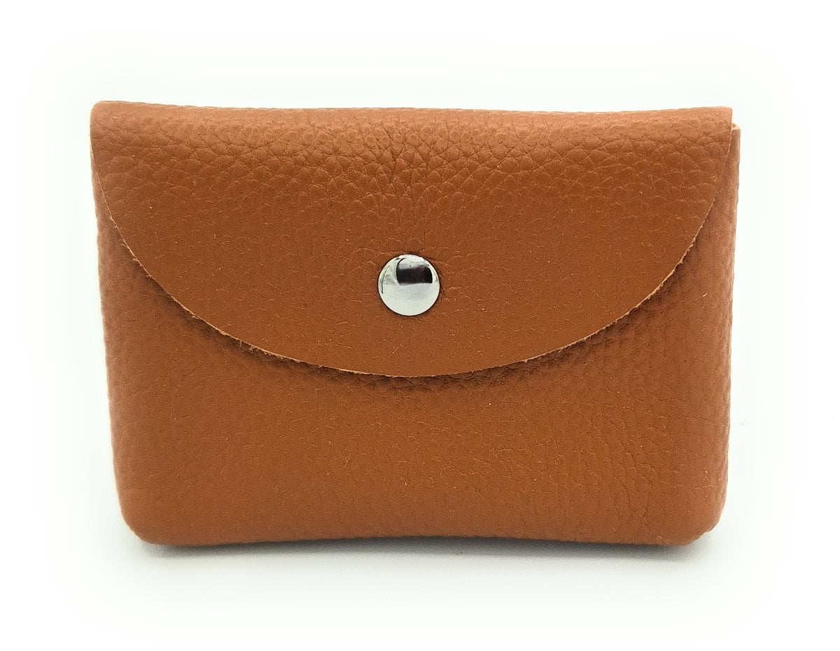 Porte-cartes Kanda en cuir ~  Camel