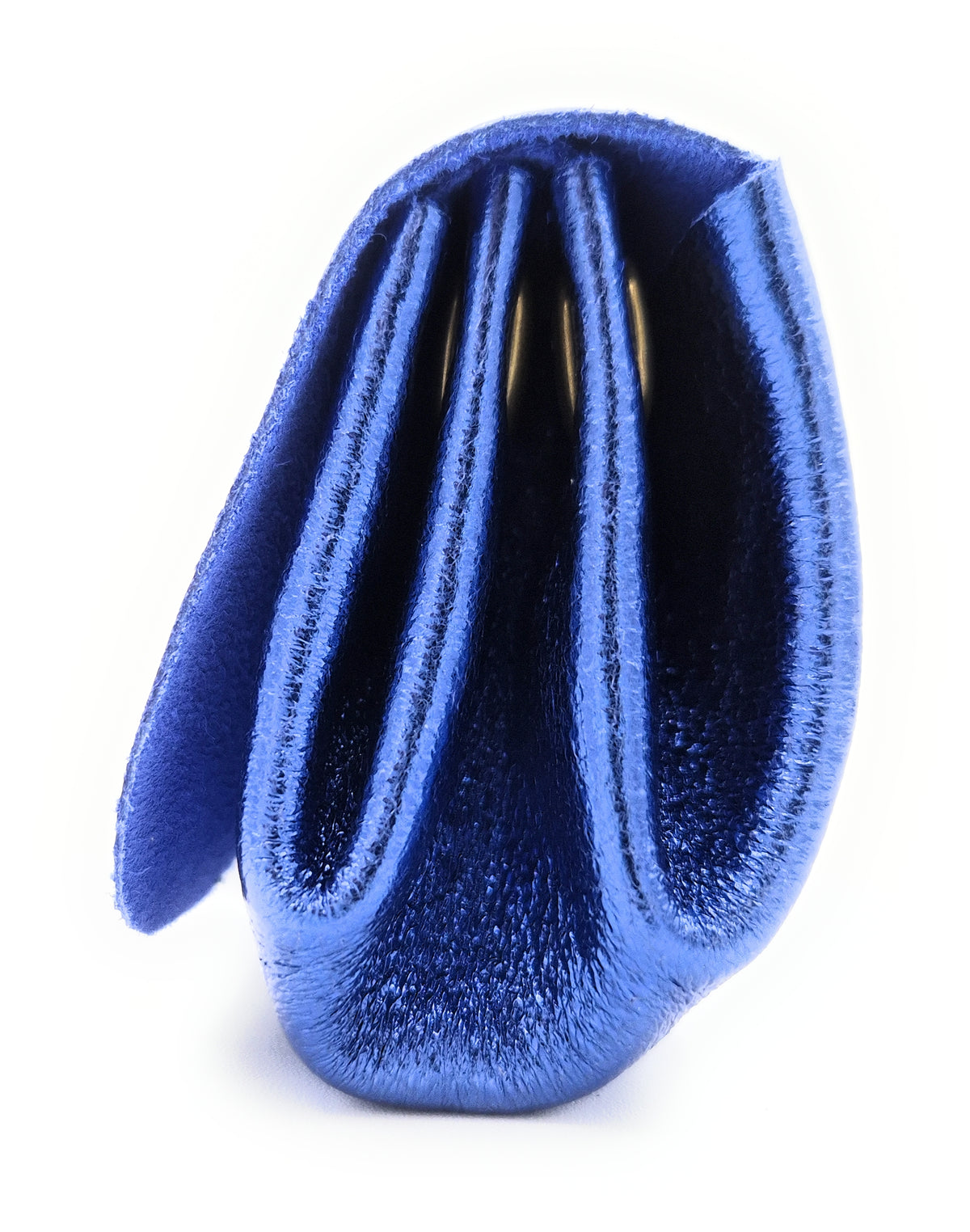 Etania Iridescent Leather Purse ~ Royal Blue 