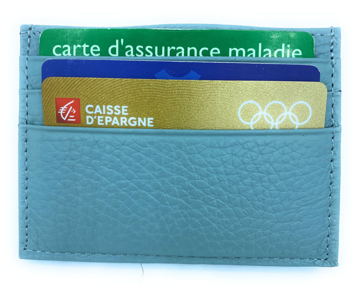 Istu Leather Card Holder ~ Turquoise